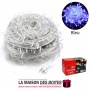 La Maison des Boîtes - Jeu De Lumières LED 100 Pour Décorations - Bleu - Tunisie Meilleur Prix (Idée Cadeau, Gift Box, Décoratio