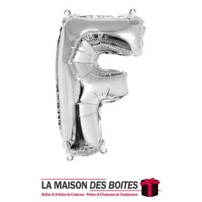 La Maison des Boîtes - Ballon en Aluminium Métallique Lettre E - Argent -18" - Tunisie Meilleur Prix (Idée Cadeau, Gift Box, Déc