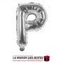 La Maison des Boîtes - Ballon en Aluminium Métallique Lettre P - Argent -18" - Tunisie Meilleur Prix (Idée Cadeau, Gift Box, Déc