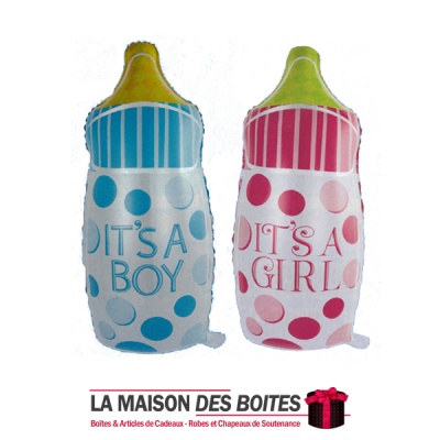 La Maison des Boîtes - Ballon Gonflable Biberon Décoration Pour Naissance Bébé - Tunisie Meilleur Prix (Idée Cadeau, Gift Box, D