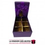 La Maison des Boîtes - Coffret Chocolat Rectangulaire de 06 Pièces-Violet - Tunisie Meilleur Prix (Idée Cadeau, Gift Box, Décora