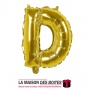 La Maison des Boîtes - Ballon en Aluminium Métallique Lettre D - Gold -18" - Tunisie Meilleur Prix (Idée Cadeau, Gift Box, Décor