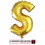 La Maison des Boîtes - Ballon en Aluminium Métallique Lettre S - Gold -18" - Tunisie Meilleur Prix (Idée Cadeau, Gift Box, Décor