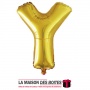La Maison des Boîtes - Ballon en Aluminium Métallique Lettre Y - Gold -18" - Tunisie Meilleur Prix (Idée Cadeau, Gift Box, Décor