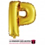 La Maison des Boîtes - Ballon en Aluminium Métallique Lettre P - Gold -18" - Tunisie Meilleur Prix (Idée Cadeau, Gift Box, Décor
