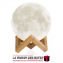 La Maison des Boîtes - Veilleuse Lune LED À Couleurs Changeantes - 15 cm - Tunisie Meilleur Prix (Idée Cadeau, Gift Box, Décorat