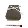 La Maison des Boîtes - Boite Cadeau avec Couvercle Vert Foncé pour Porte-clé & Petit Bijou - Tunisie Meilleur Prix (Idée Cadeau,