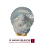 La Maison des Boîtes - Boule de Neige Musicale de Petit Lapin Bleu - Tunisie Meilleur Prix (Idée Cadeau, Gift Box, Décoration, S