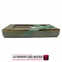 La Maison des Boîtes - Coffret Chocolat Rectangulaire de 18 Pièces-Granite vert - Tunisie Meilleur Prix (Idée Cadeau, Gift Box, 