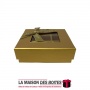 La Maison des Boîtes - Coffret Chocolat de 09 Pièces -Carré Gold - Tunisie Meilleur Prix (Idée Cadeau, Gift Box, Décoration, Sou