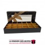 La Maison des Boîtes - Coffret Chocolat Rectangulaire de 18 Pièces-Noir - Tunisie Meilleur Prix (Idée Cadeau, Gift Box, Décorati
