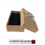 La Maison des Boîtes - Boite Cadeau pour Porte Clé  avec Couvercle - Beige - (7.5x4.5x2.5) - Tunisie Meilleur Prix (Idée Cadeau,