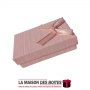 La Maison des Boîtes - Boite Cadeau pour Porte Clé  avec Couvercle -Rose- (7.5x4.5x2.5) - Tunisie Meilleur Prix (Idée Cadeau, Gi