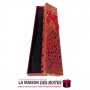 La Maison des Boîtes - Boite Cadeau de Bijou en Papier-Peint (21x4x2.3cm)- Rouge - Tunisie Meilleur Prix (Idée Cadeau, Gift Box,