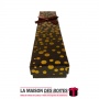 La Maison des Boîtes - Boite Cadeau de Bijou en Papier-Peint (21x4x2.3cm)- Marron - Tunisie Meilleur Prix (Idée Cadeau, Gift Box
