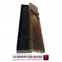 La Maison des Boîtes - Boite Cadeau de Bijou en Papier-Peint (21x4x2.3cm)- Marron - Tunisie Meilleur Prix (Idée Cadeau, Gift Box