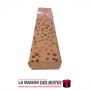 La Maison des Boîtes - Boite Cadeau de Bijou en Papier-Peint (21x4x2.3cm)- Rose - Tunisie Meilleur Prix (Idée Cadeau, Gift Box, 
