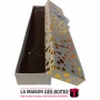 La Maison des Boîtes - Boite Cadeau de Bijou en Papier-Peint (21x4x2.3cm)- Gris - Tunisie Meilleur Prix (Idée Cadeau, Gift Box, 