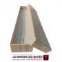 La Maison des Boîtes - Boite Cadeau de Bijou en Papier-Peint (21x4x2.3cm) - Ecru - Tunisie Meilleur Prix (Idée Cadeau, Gift Box,