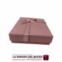 La Maison des Boîtes - Coffret Chocolat Rectangulaire de 12 Pièces-Rose - Tunisie Meilleur Prix (Idée Cadeau, Gift Box, Décorati