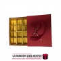 La Maison des Boîtes - Coffret Sac Chocolat de 12 Pièces-Rouge - Tunisie Meilleur Prix (Idée Cadeau, Gift Box, Décoration, Soute