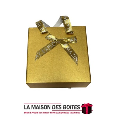 La Maison des Boîtes - Coffret Sac Chocolat de 09 Pièces - Gold - Tunisie Meilleur Prix (Idée Cadeau, Gift Box, Décoration, Sout