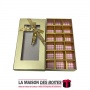 La Maison des Boîtes - Coffret Chocolat Rectangulaire de 18 Pièces-Gold - Tunisie Meilleur Prix (Idée Cadeau, Gift Box, Décorati