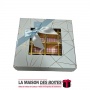 La Maison des Boîtes - Coffret Chocolat de 16 Pièces -Carré Bleu - Tunisie Meilleur Prix (Idée Cadeau, Gift Box, Décoration, Sou