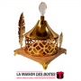 La Maison des Boîtes - Encensoir à Charbon sous Forme de Pot d'encre & la Plume Métal - Doré - Tunisie Meilleur Prix (Idée Cadea