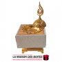 La Maison des Boîtes - Encensoir à Charbon sous Forme de Table Antique avec Couvercle  - Écru &Doré - Tunisie Meilleur Prix (Idé