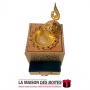 La Maison des Boîtes - Encensoir à Charbon Sous Forme d'Armoire Traditionnelle avec Étagère - Doré - Tunisie Meilleur Prix (Idée