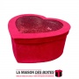 La Maison des Boîtes - Boîte Cadeau Sous Forme de Cœur avec Couvercle - Rouge - (M:23x26x11.5cm) - Tunisie Meilleur Prix (Idée C