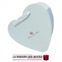 La Maison des Boîtes - Boîte Cadeau Forme Cœur pour Offrir de Fleur - Blanc - (19.5x23.5x8.5cm) - Tunisie Meilleur Prix (Idée Ca