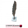 La Maison des Boîtes - Stylo Plume Métallique Argent pour Contrat Mariage - Tunisie Meilleur Prix (Idée Cadeau, Gift Box, Décora