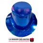 La Maison des Boîtes - Chapeau Carton Canotier Métallisé pour Fête Noël - Bleu - Tunisie Meilleur Prix (Idée Cadeau, Gift Box, D