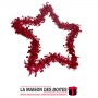 La Maison des Boîtes - Guirlande sous Forme Etoile - Rouge - Tunisie Meilleur Prix (Idée Cadeau, Gift Box, Décoration, Soutenanc