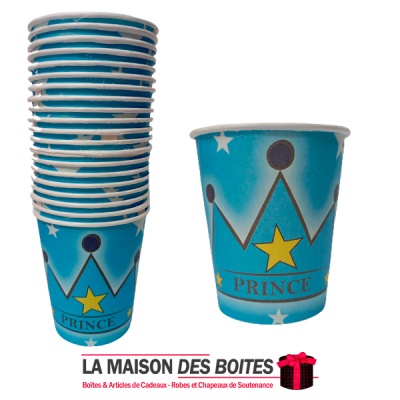 La Maison des Boîtes - 20 Gobelets Jetables pour  L'anniversaire - Thème Petit Prince - Tunisie Meilleur Prix (Idée Cadeau, Gift