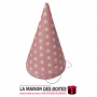 La Maison des Boîtes - 6 Chapeaux en Carton d'Anniversaire - Rose pour Fille - Tunisie Meilleur Prix (Idée Cadeau, Gift Box, Déc
