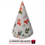 La Maison des Boîtes - 6 Chapeaux en Carton d'Anniversaire - Thème Multicolore Zoo - Tunisie Meilleur Prix (Idée Cadeau, Gift Bo