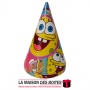 La Maison des Boîtes - 6 Chapeaux en Carton d'Anniversaire - Thème Spongebob - Tunisie Meilleur Prix (Idée Cadeau, Gift Box, Déc