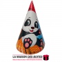 La Maison des Boîtes - 6 Chapeaux en Carton d'Anniversaire - Thème Panda - Tunisie Meilleur Prix (Idée Cadeau, Gift Box, Décorat