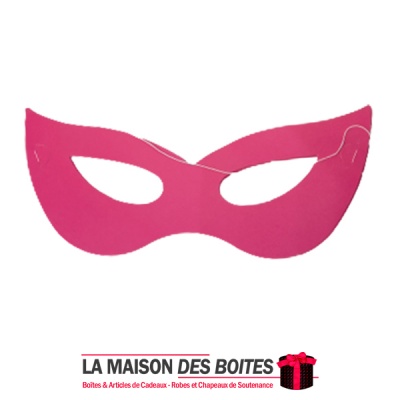 La Maison des Boîtes - 6 Masques en Carton d'Anniversaire - Rose - Tunisie Meilleur Prix (Idée Cadeau, Gift Box, Décoration, Sou