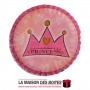 La Maison des Boîtes - Lot de 20 Assiettes Jetables Rond en Carton d'Anniversaire - Thème Petite Princesse - Tunisie Meilleur Pr