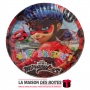 La Maison des Boîtes - Lot de 20 Assiettes Jetables Rond  en Carton d'Anniversaire - Thème Miraculous Ladybug - Tunisie Meilleur