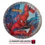 La Maison des Boîtes - Lot de 20 Assiettes Jetables Rond  en Carton d'Anniversaire - Thème Spider Man - Tunisie Meilleur Prix (I