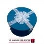 La Maison des Boîtes - Boîte Cadeau de Forme Cylindrique - Bleu - (M:16x9.3cm) - Tunisie Meilleur Prix (Idée Cadeau, Gift Box, D