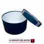 La Maison des Boîtes - Boîte Cadeau de Forme Cylindrique - Bleu - (M:16x9.3cm) - Tunisie Meilleur Prix (Idée Cadeau, Gift Box, D