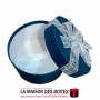La Maison des Boîtes - Boîte Cadeau de Forme Cylindrique - Bleu - (S13.5x7.5cm) - Tunisie Meilleur Prix (Idée Cadeau, Gift Box, 