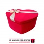 La Maison des Boîtes - Boîte Cadeau Sous Forme de Cœur avec Couvercle - Rouge - (M:22x26x11cm) - Tunisie Meilleur Prix (Idée Cad