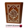 La Maison des Boîtes - Coffret Cadeau Muslim sous Forme de Livre en Bois  : Coran  et Chapelet (Sebha) - Tunisie Meilleur Prix (